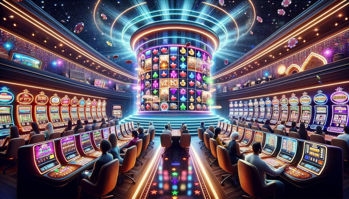 Dealer Captain's Bounty menjelaskan aturan permainan kepada pemain